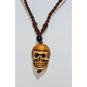Bohemian Skull Beaded Necklace